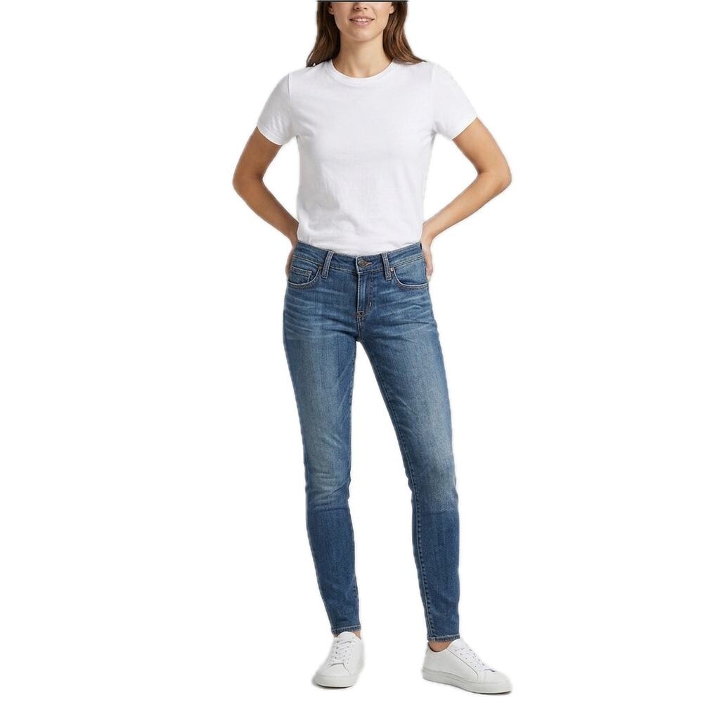 Bluer Slim Skinny Dark Wash Denin Jeans 26 L (Long)